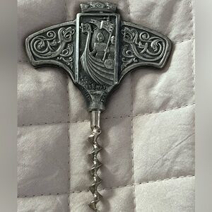 TINN Pewter Norway Corkscrew